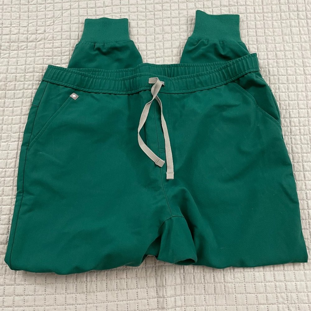FIGS men's Hunter Green Tansen™ - Short Jogger Scrub Pants - 2XL - Short